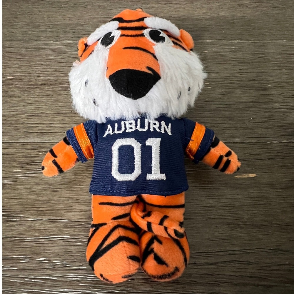 Auburn Tigers "Aubie" Mascot Plush Toy Pacifier Lovey "01" SEC Football‎